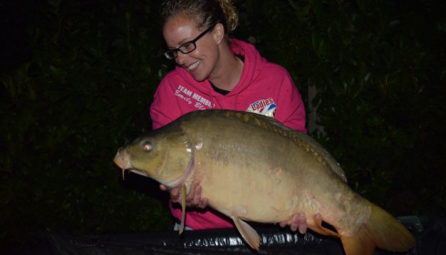 A 22 lb 8 oz carp from Lillybelle, Emily Blake, Aug 2015