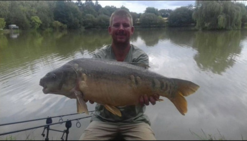 A 22 lb carp from Lillybelle, Adam McCumesky, Aug 2018