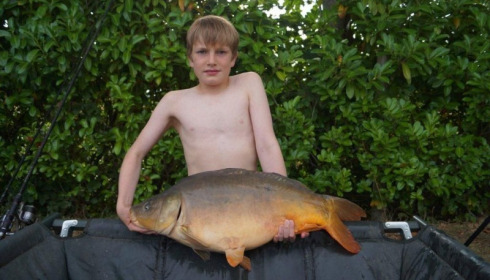 A 20 lb carp from Lillybelle, George Bennett, Jul 2015