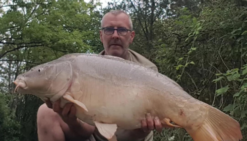 A 40 lb carp from Lillybelle, Mark Antrobus, Jul 2023