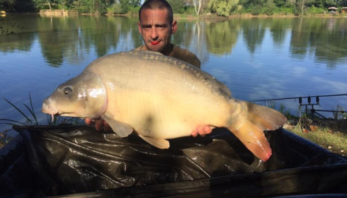 A 29 lb 10 oz carp from Lillybelle, Kevin Holbrook, Aug 2017