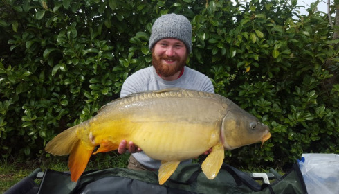 A 28 lb carp from Lillybelle, Luke Shaw, Apr 2016