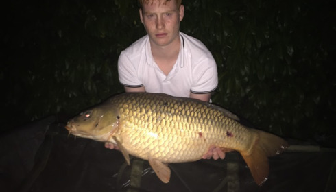 A 24 lb carp from Lillybelle, Ryan Plant, Aug 2016