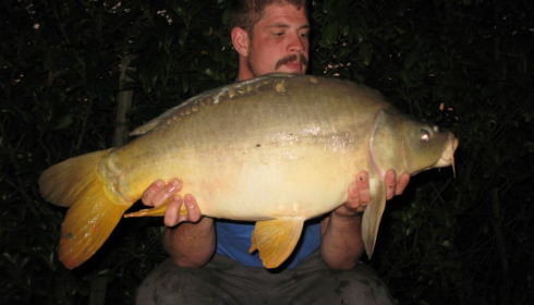 A 24 lb 6 oz carp from Lillybelle, Thomas Hocking, Sep 2015
