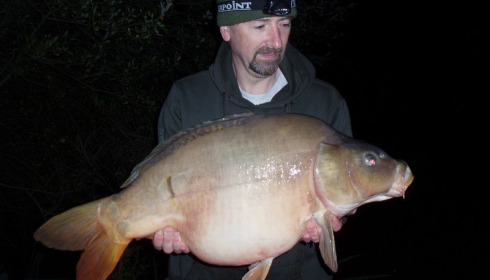A 25 lb carp from Lillybelle, Stephen Dixon, Oct 2015