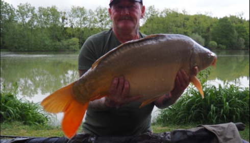 A 28 lb carp from Lillybelle, Derrick Scott, Apr 2019