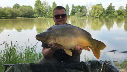 A 20 lb carp from Lillybelle, Richard Catlow, May 2018