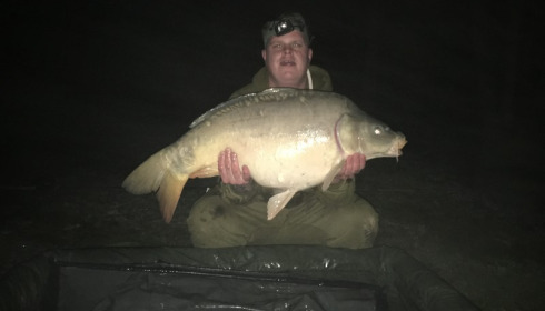 A 34 lb 13 oz carp from Lillybelle, Wayne Sharp, Apr 2016