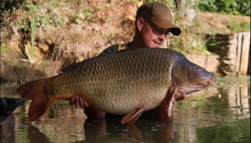A 40 lb 1 oz carp from Lillybelle, Quinton Matthews, Aug 2018