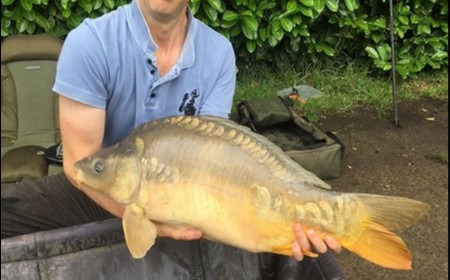 A 26 lb 4 oz carp from Lillybelle, Stuart Burgess, Jun 2018