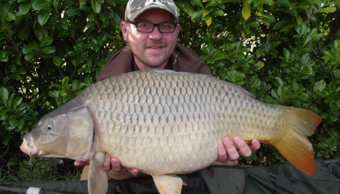 A 20 lb carp from Lillybelle, Eddie Hudson, Oct 2015