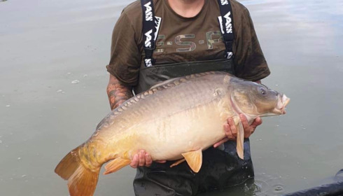 A 33 lb fish from Lillybelle, Kirk Hazrlgrave, Jul 2023