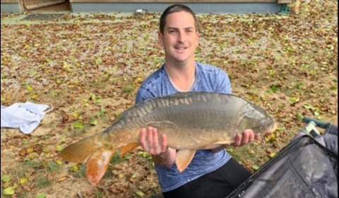 A 20 lb carp from Lillybelle, Mike Wigmore, Jul 2019