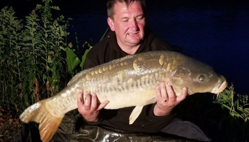 A 20 lb carp from Lillybelle, Lee Parker, Aug 2017