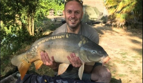 A 35 lb carp from Lillybelle, Del Simmons, Aug 2019