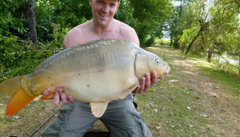 A 24 lb 2 oz carp from Lillybelle, Simon Green, Sep 2014