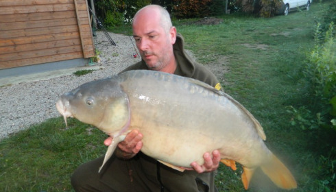 A 35 lb carp from Lillybelle, Jon Blackall, May 2017