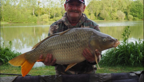 A 22 lb carp from Lillybelle, Derrick Scott, Apr 2019