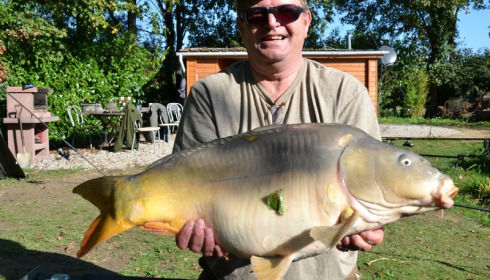 A 26 lb 8 oz carp from Lillybelle, Ken King, Oct 2015