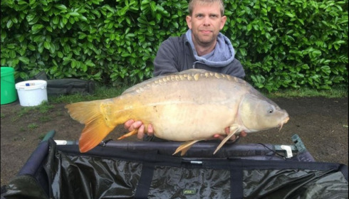 A 20 lb carp from Lillybelle, Stuart Burgess, Jun 2018