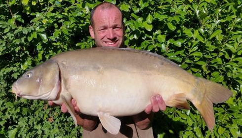 A 29 lb carp from Lillybelle, James Mclane, Sep 2017
