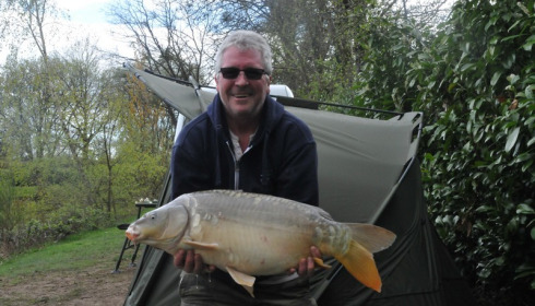A 21 lb 9 oz carp from Lillybelle, Mark, Apr 2017