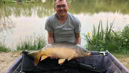 A 25 lb carp from Lillybelle, Gary Thorpe, May 2018