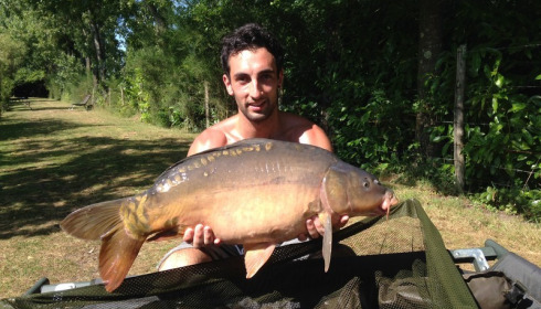 A 20 lb carp from Lillybelle, John Ling Jnr, Jul 2016