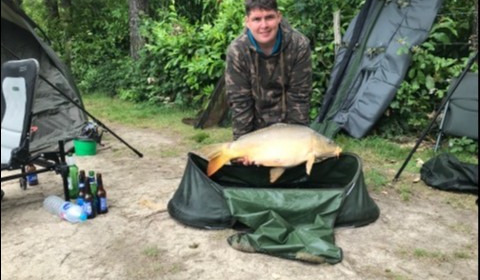 A 25 lb carp from Lillybelle, Jack Pye, Jun 2019