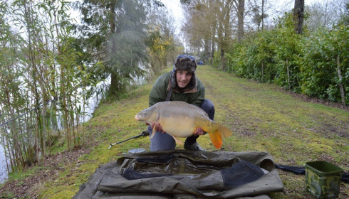 A 28 lb carp from Lillybelle, Tom Berrisford, Apr 2016