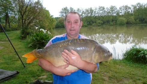 A 39 lb 1 oz carp from Lillybelle, Martin Smith, May 2016