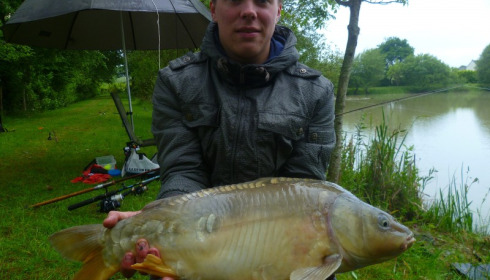 A 23 lb carp from Lillybelle, Kieran Saunders, May 2014