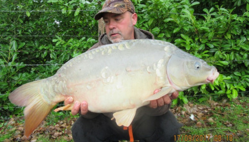 A 22 lb carp from Lillybelle, Brian Edwards, Sep 2017