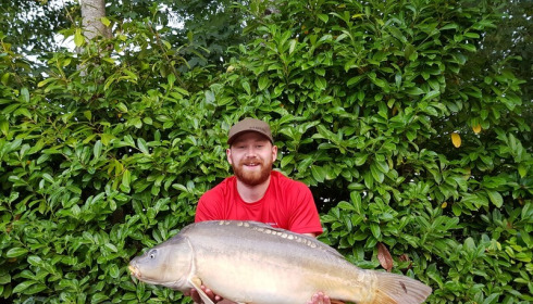 A 23 lb 7 oz carp from Lillybelle, Luke Shaw, Aug 2017