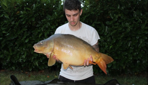 A 22 lb carp from Lillybelle, Martin Holland, Aug 2018
