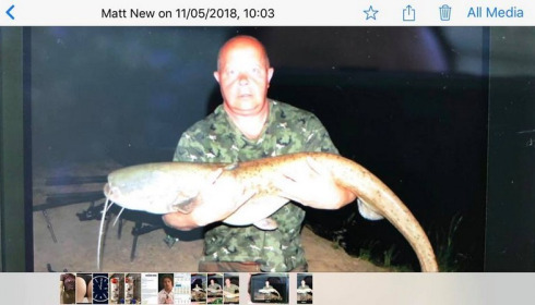 A 30 lb catfish from Lillybelle, Mark Gordon, May 2018