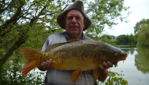 A 20 lb 8 oz carp from Lillybelle, Roy Browning, Jun 2015
