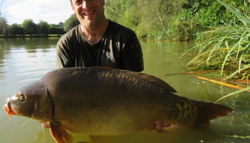 A 40 lb carp from Lillybelle, James Mclane, Sep 2016