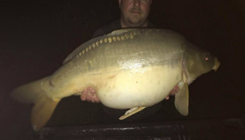 A 30 lb carp from Lillybelle, Tim Hogg, Apr 2018