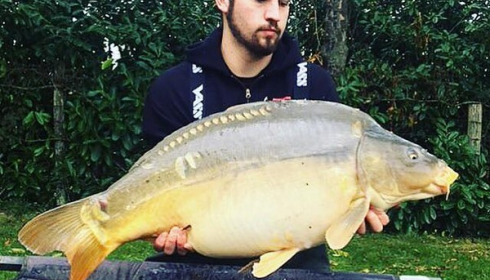 A 37 lb carp from Lillybelle, Connor Quinn, Oct 2017