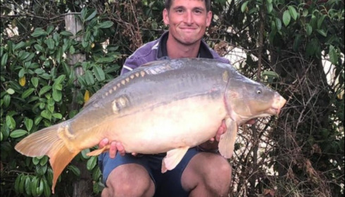 A 37 lb carp from Lillybelle, Richard Biggs, Aug 2019
