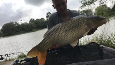 A 28 lb 4 oz carp from Lillybelle, Harry Blankley, Jul 2018