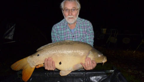 A 35 lb carp from Lillybelle, Stephen Rudman, Nov 2015