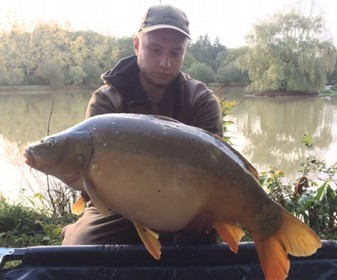 A 28 lb carp from Lillybelle, Rory Wilson, Oct 2017