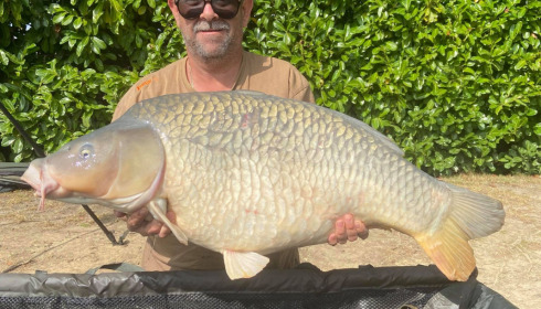 A 42 lb carp from Lillybelle, Mark Smith, Sep 2021