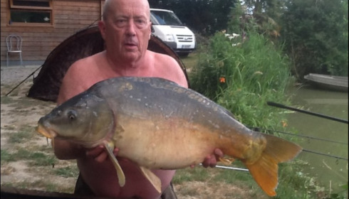 A 31 lb 8 oz carp from Lillybelle, Keith Markham, Jul 2018