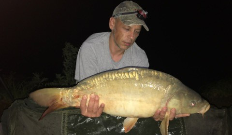 A 20 lb carp from Lillybelle, Damien Owen, Aug 2017