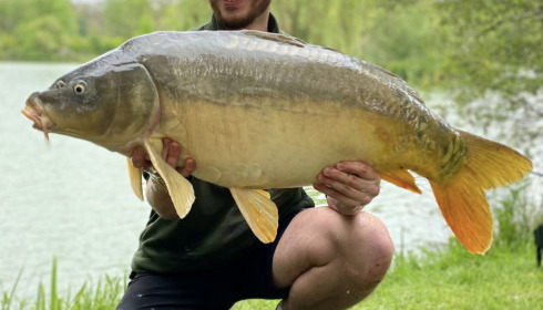 A 40 lb carp from Lillybelle, Sam Hepburn, May 2023