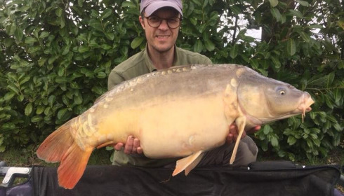 A 31 lb 7 oz carp from Lillybelle, Daniel Norrung, Mar 2018