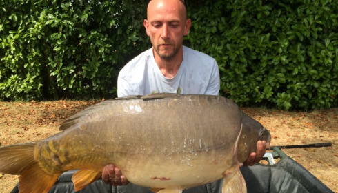 A 38 lb carp from Lillybelle, Ceri Jones, Aug 2015